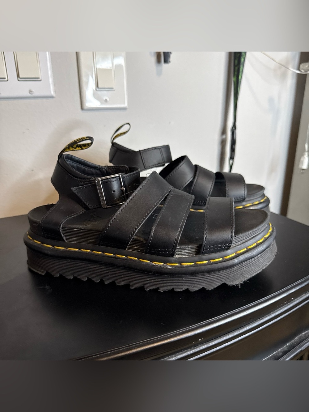 Dr. Martens Strap Buckle Sandals